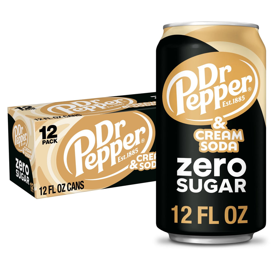 Dr Pepper & Cream Soda Zero Sugar - Fresh Daily Sip