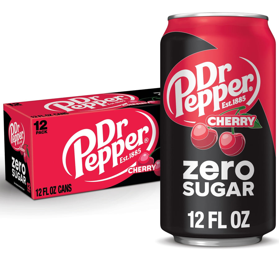 Dr Pepper Cherry Zero Sugar Soda - Classic Active Sip Pack